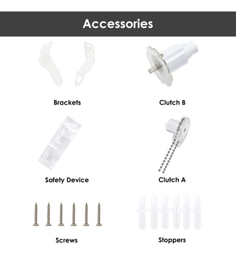 Juego De Accesorios Persianas Enrollables Embrague Mmg