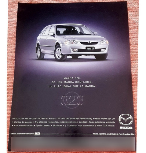 Mazda 323 Publicidad