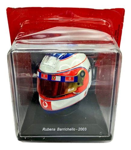 Casco Formula 1 Rubens Barrichello Ferrari 2003 Spark 1:5