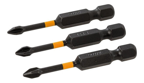 3 Puntas Phillips Ph1 X 2  De Impacto Triton 1926 Carpintero