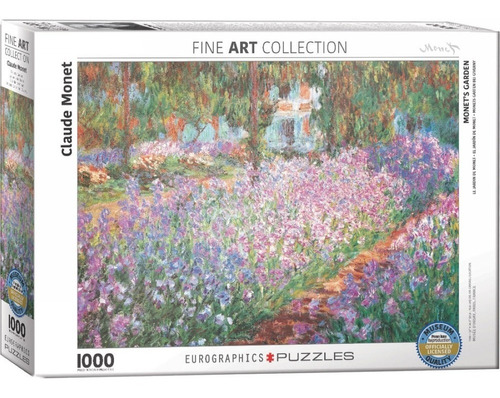 Puzzle 1000 Piezas Monet Graden - Eurographics  