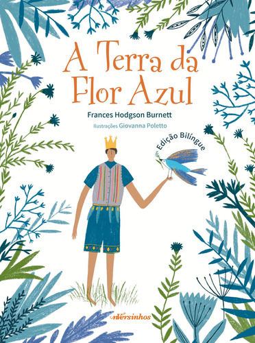 A Terra da Flor Azul de Hodgson Burnett Frances Editorial nVersos Editora Capa Dura em Português 2020