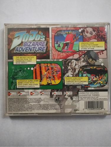 Jojos Bizarre Aventure Sega Dreamcast (Reacondicionado)