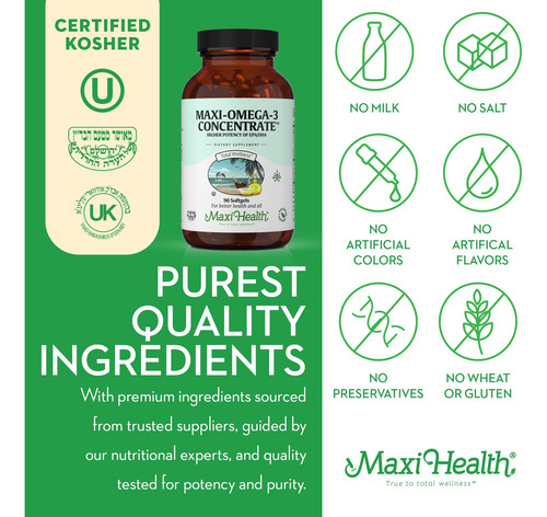 Maxi Omega 3 Enteric Coated Optimum Absorption 100 Count Bot
