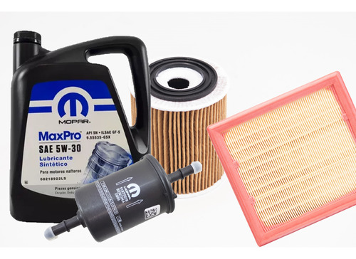 Kit Filtros + Aceite Mopar 5w-30 (4l) Toro Nafta Fiat