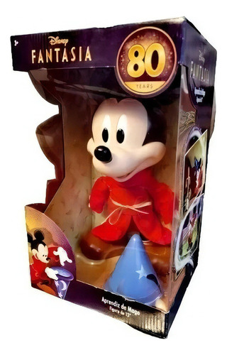 Figura Mickey Mouse Fantasia Disney Aprendiz De Mago 80 Años