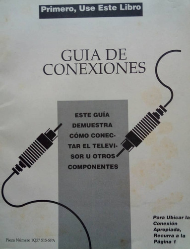 Guía Como Conectar Tv Y Componentes Y Revistas Radios Icom (Usado)