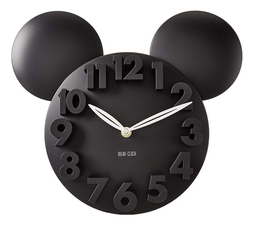 Reloj De Pared Con Diseño De Mickey Mouse Y Numeros En 3d 