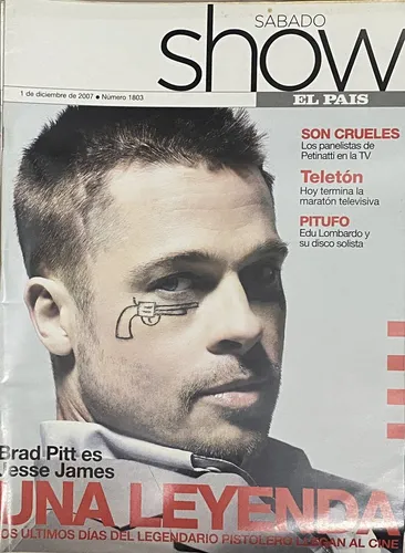 Sabado Show , El País N° 1803 , Brad Pitt , Año 2007 Ss3 (Usado)