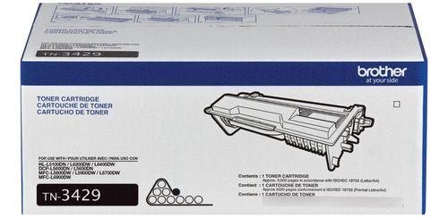 Toner Brother Original Tn-3429 Negro Con Factura