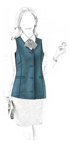 Moldes Gilet Chaleco Ejecutivo Mujer