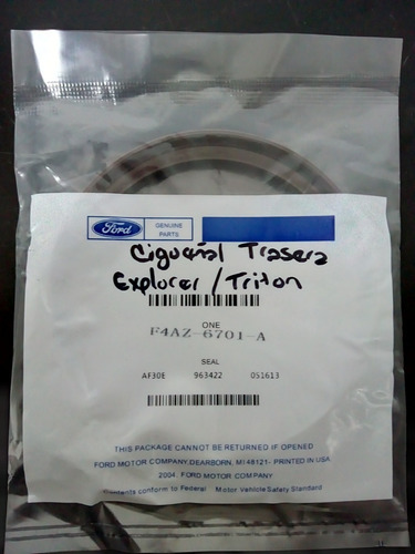 Imagen 1 de 2 de Estopera Cigueñal Trasera Explorer 4.6/triton 5.4