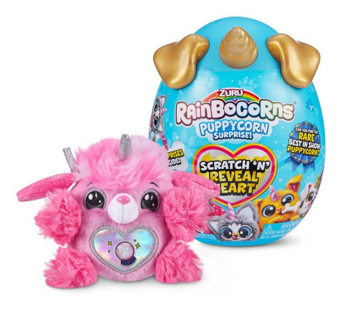 Peluche Rainbocorn Sparkle Heart Sorpresa Unicornio