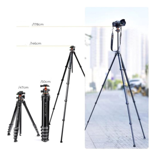 Tripode Aluminio M1 +bh-36l K&f Concept
