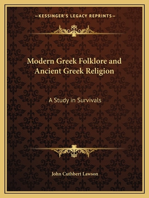 Libro Modern Greek Folklore And Ancient Greek Religion: A...