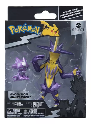 Boneco Pokemon Toxel E Toxizap Evolução Multipack Sunny