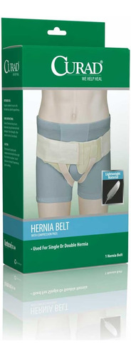 Cinturón Hernia Almohadillas De Compresión, Mediano