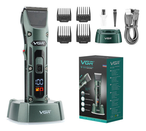 Maquina Corte Pelo Clipper Recargable Vgr V-696 Ceramica 