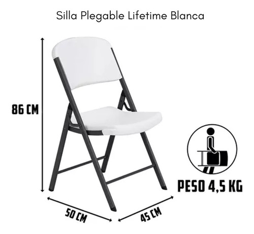 Silla Plegable Aire Libre Camping Proteccion Uv Lifetime