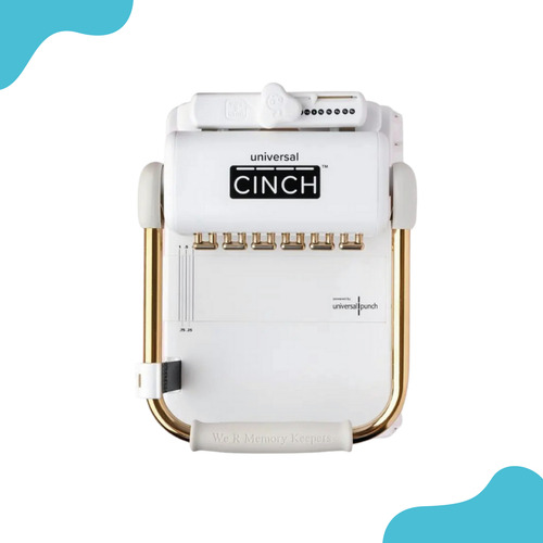 Kit Encuadernadora Universal Cinch + Insumos - Sb38 Blanco