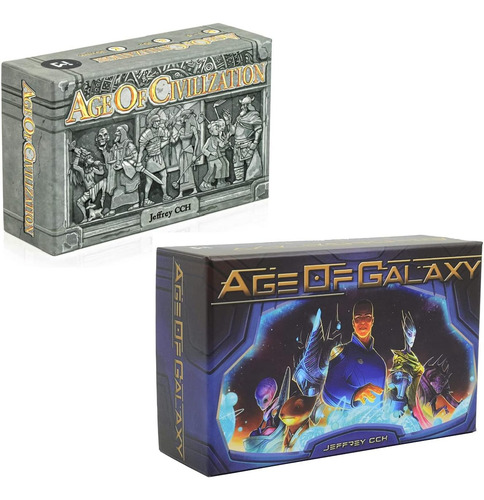 Age Of Civilization Y Age Of Galaxy - Juego De Cartas De Est