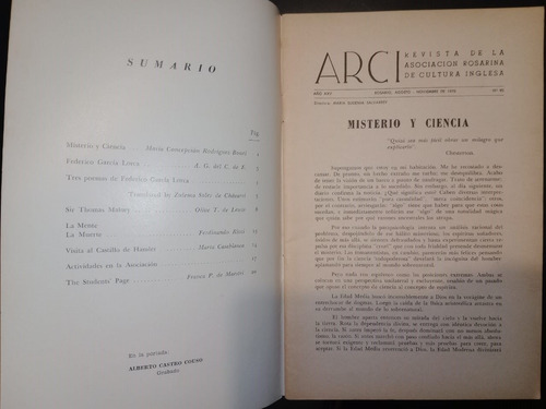 Revista Arci Asociación Rosarina De Cultura Inglesa Num 93