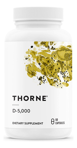 Suplemento saborizante insípido Thorne D-5.000 X 60 Un