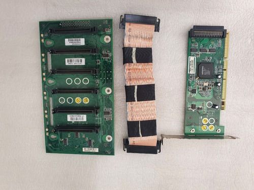 Tarjeta Controladora Scsi Raid 320 Hp C/tarjeta Posterior (Usado)