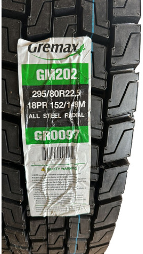 Neumático Gremax Gm202 295/80r22.5 (18pr)