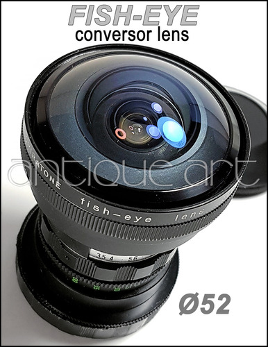 A64 Lente Ojo De Pez Spiratone Ø52mm 55mm Fish Eye Conversor (Usado)