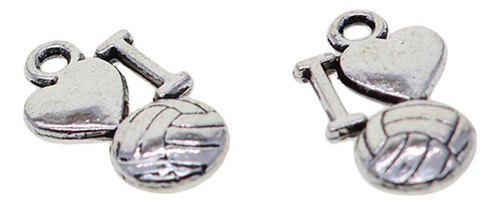 50pcs Volleyball Charm Colgante De Para Diy Collar