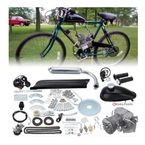 Kit Completo Motor P/ Bicicleta Motorizada 80cc