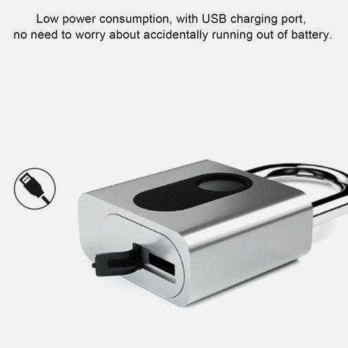 Cadeado Inteligente Com Impressão Digital Bluetooth App Lock