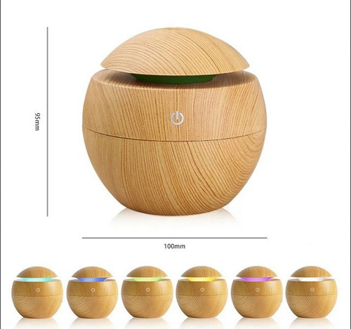 Humidificador Mini Umidificador Umidificador de Ar Mini umidificador con voltaje de 220V marrón claro
