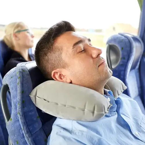 Almohada de viaje inflable sale