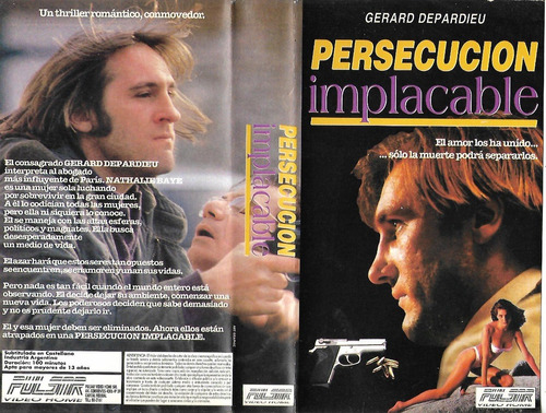 Persecucion Implacable Vhs Gerard Depardieu