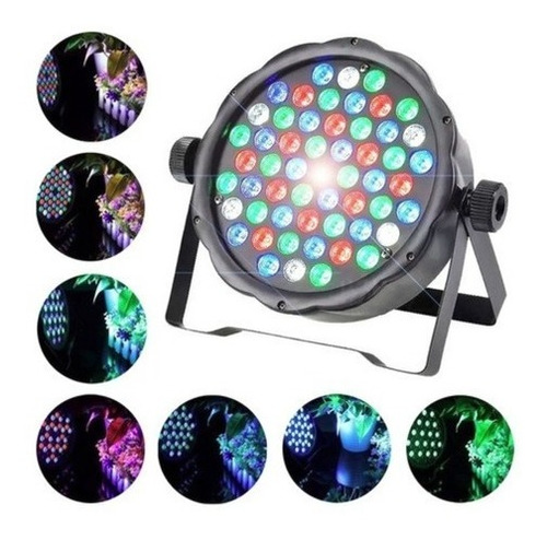 Tacho Luces Led Audioritmico Rgb 54w Dmx Dj Event Disco 110v