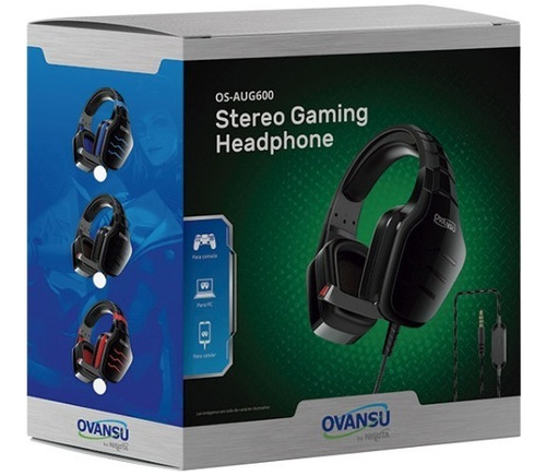 Auricular Gamer Ovanso Aug600 Mic Celu Compatible Con Ps4
