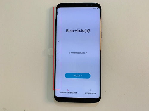 Samsung Galaxy S8+ Sm-g955fd 64gb - Mancha Na Tela
