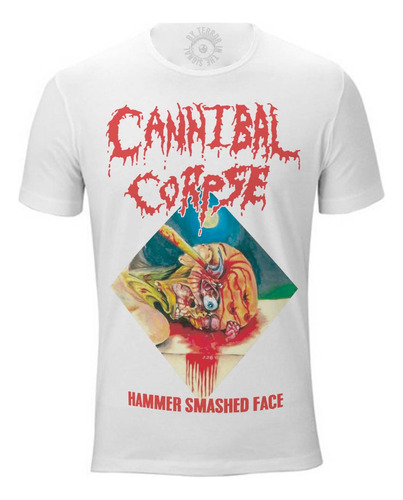 Playera Cannibal Corpse Death Metal Hammer Smashed Face Ep