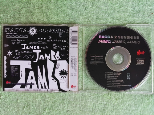 Eam Cd Maxi Single Ragga 2 Sunshine Jambo Jambo Jambo 1994