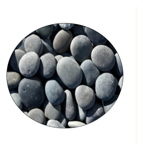 Piedra Gris Y Blanca Canto Rodado Piedras Decorativas 