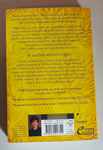 Trigger Warning Short Fictions And Disturbances Neil Gaiman
