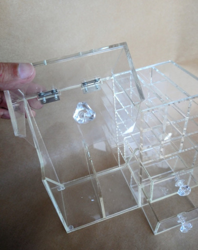 Imagem 3 de 3 de Organizador Luxo Maquiagem, Joias Gavetas E Porta Batons