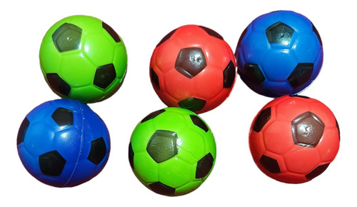 Sorpresa Pelota Fútbol Surtidos Color× 6 Antiestrés Cotillón