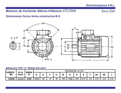 Motor Trifásico De 10 Hp - 3000 Rpm - B3 B34 B35