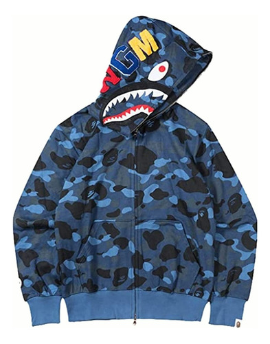 Sudadera Shark Capucha Hecha En 5 Colores