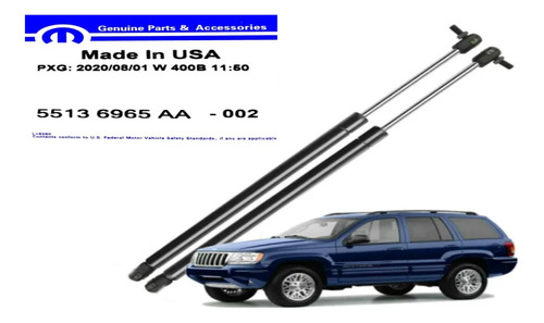 Gato Amortiguador Vidrio Compuerta Grand Cherokee Wj 1999-05