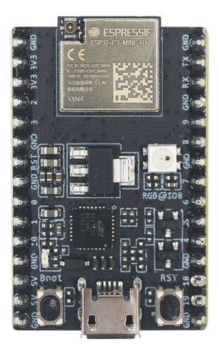 Placa De Desarrollo Esp32-c3-devkitm-1u