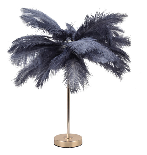 Lámpara De Mesa Ostrich Feather G4, Luz Nocturna Junto A La